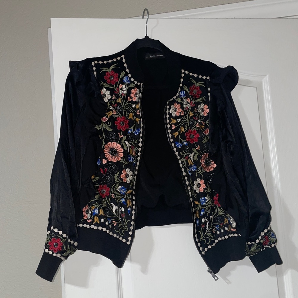 Black Satin Jacket